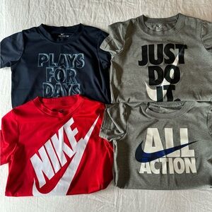 Nike boys dry fit T-shirt bundle sz 6-7
